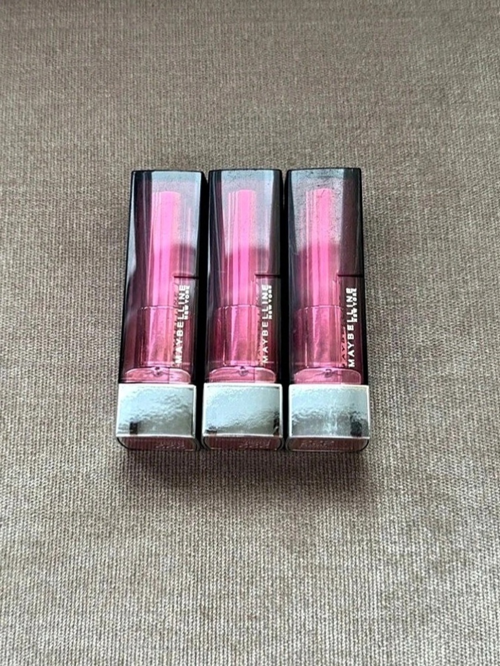 3X Maybelline Color Sensational Lipstick 222 Flush Punch - NEW